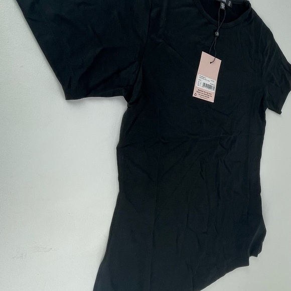 FITTED CREW NECK T SHIRT black - Picture 6 of 7